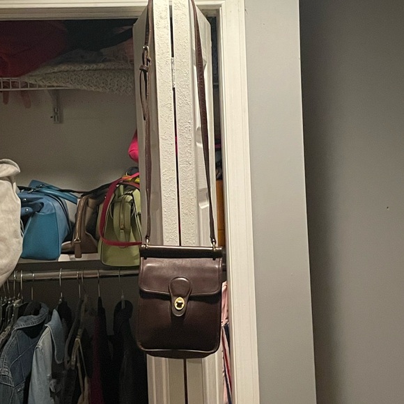 Coach Brown Leather Crossbody Bag - Picture 6 of 14